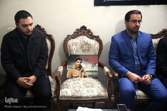 دیدار نمایندگان جامعه قرآنی با خانواده شهید «مهدی خاتمی»