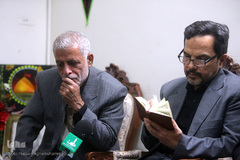دیدار نمایندگان جامعه قرآنی با خانواده شهید «مهدی خاتمی»