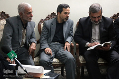 دیدار نمایندگان جامعه قرآنی با خانواده شهید «مهدی خاتمی»