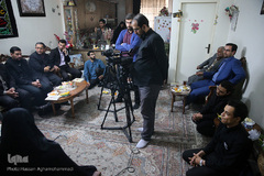 دیدار نمایندگان جامعه قرآنی با خانواده شهید «مهدی خاتمی»