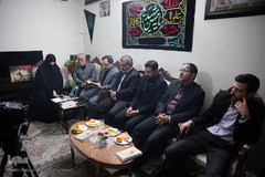 دیدار نمایندگان جامعه قرآنی با خانواده شهید «مهدی خاتمی»