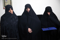 دیدار نمایندگان جامعه قرآنی با خانواده شهید «مهدی خاتمی»