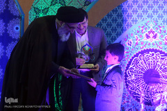 تجلیل از مسعود ویسی از استان اصفهان با ۸ سال سن کم سن، کوچکترین شرکت کننده در این دوره رقابت ها