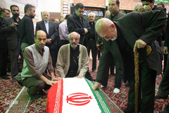 مراسم تشییع پیکر مرحوم استاد محمدتقی مروت