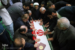 مراسم تشییع پیکر مرحوم استاد محمدتقی مروت