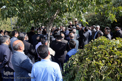 مراسم تدفین پیکر مرحوم استاد «محمد تقی مروت» در قطعه نام آوران بهشت زهرا