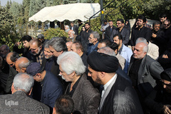 مراسم تدفین پیکر مرحوم استاد «محمد تقی مروت» در قطعه نام آوران بهشت زهرا