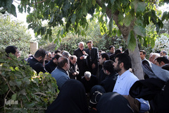 مراسم تدفین پیکر مرحوم استاد «محمد تقی مروت» در قطعه نام آوران بهشت زهرا