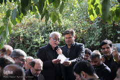 مراسم تدفین پیکر مرحوم استاد «محمد تقی مروت» در قطعه نام آوران بهشت زهرا