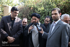 مراسم تدفین پیکر مرحوم استاد «محمد تقی مروت» در قطعه نام آوران بهشت زهرا