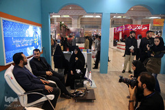 مهمانان غرفه ایکنا در دومین روز از نمایشگاه مطبوعات
