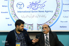 مهمانان غرفه ایکنا در دومین روز از نمایشگاه مطبوعات
