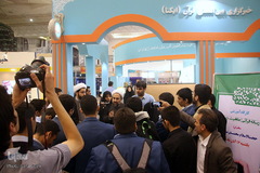 برپایی کارگاه آموزش خبرنگاری در غرفه ایکنا با حضور حجت الاسلام زائری