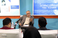 برپایی کارگاه آموزش خبرنگاری در غرفه ایکنا با حضور دکتر حسین افخمی عضو هئیت علمی دانشگاه علامه طباطبایی