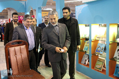 حضور امیر دریادار سیاری فرمانده نیروی دریایی ارتش مهمان ایکنا در روز چهارم نمایشگاه مطبوعات