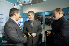 حضور امیر دریادار سیاری فرمانده نیروی دریایی ارتش مهمان ایکنا در روز چهارم نمایشگاه مطبوعات