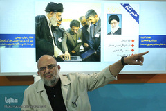 سردار حاج سعید قاسمی مهمان ایکنا در روز پنجم نمایشگاه مطبوعات