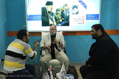 سردار حاج سعید قاسمی مهمان ایکنا در روز پنجم نمایشگاه مطبوعات