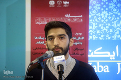 مناظره دانشجویی در غرفه ایکنا ـ نمایشگاه مطبوعات