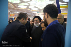 حجت الاسلام والمسلمین شهیدی مهمان ایکنا در روز هفتم نمایشگاه مطبوعات