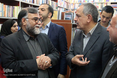  احمد مسجد جامعی، عضو شورای اسلامی شهر تهران و  سعید پور علی،  معاون فرهنگی جهاد دانشگاهی 