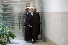 حجت الاسلام والمسلمین علی محمدی، نماینده ولی فقیه و رئیس سازمان اوقاف و امور خیریه