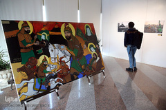 نمایشگاه آثار برتر چهارمین جایزه هنر و ادبیات «محتشم»