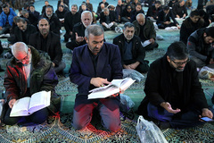  مراسم قرائت زیارت از بعید حضرت محمد ابن عبدالله، پیامبر گرامی اسلام (ص) در آستان مقدس حضرت عبدالعظیم حسنی(ع) 