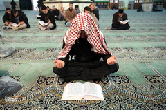  مراسم قرائت زیارت از بعید حضرت محمد ابن عبدالله، پیامبر گرامی اسلام (ص) در آستان مقدس حضرت عبدالعظیم حسنی(ع) 