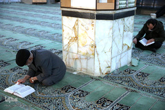  مراسم قرائت زیارت از بعید حضرت محمد ابن عبدالله، پیامبر گرامی اسلام (ص) در آستان مقدس حضرت عبدالعظیم حسنی(ع) 