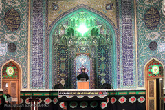  مراسم قرائت زیارت از بعید حضرت محمد ابن عبدالله، پیامبر گرامی اسلام (ص) در آستان مقدس حضرت عبدالعظیم حسنی(ع) 