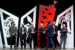 مراسم اختتامیه سومین سوگواره هنرهای نمایشی و آیین های مذهبی «خمسه» 