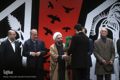 مراسم اختتامیه سومین سوگواره هنرهای نمایشی و آیین های مذهبی «خمسه» 