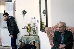 دیدار نمایندگان جامعه قرآنی با خانواده شهید «حسین الوندی»