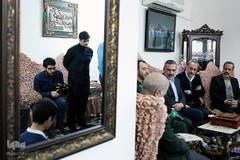 دیدار نمایندگان جامعه قرآنی با خانواده شهید «حسین الوندی»