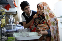 دیدار نمایندگان جامعه قرآنی با خانواده شهید «حسین الوندی»