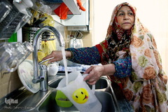 دیدار نمایندگان جامعه قرآنی با خانواده شهید «حسین الوندی»