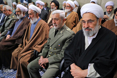 دیدار مسئولان نظام با رهبر معظم انقلاب
