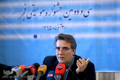 حمیدرضا نوربخش، مدیر سی و دومین جشنواره بین‌المللی موسیقی فجر 