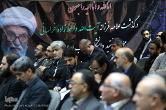 مراسم بزرگداشت سومین روز ارتحال مرحوم آیت‌الله واعظ‌زاده خراسانی