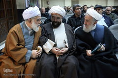 مراسم بزرگداشت سومین روز ارتحال مرحوم آیت‌الله واعظ‌زاده خراسانی