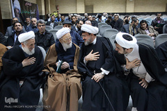 مراسم بزرگداشت سومین روز ارتحال مرحوم آیت‌الله واعظ‌زاده خراسانی