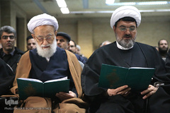 مراسم بزرگداشت سومین روز ارتحال مرحوم آیت‌الله واعظ‌زاده خراسانی