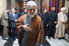 مراسم بزرگداشت سومین روز ارتحال مرحوم آیت‌الله واعظ‌زاده خراسانی