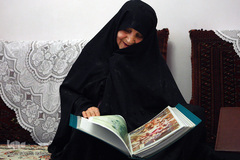 دیدار جمعی از جامعه قرآنی با خانواده شهید ابراهیم لشکری نژاد