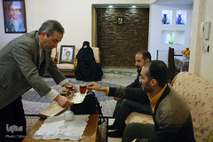 دیدار جمعی از جامعه قرآنی با خانواده شهید ابراهیم لشکری نژاد