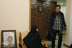 دیدار جمعی از جامعه قرآنی با خانواده شهید ابراهیم لشکری نژاد