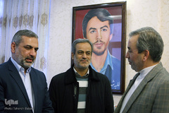 دیدار جمعی از جامعه قرآنی با خانواده شهید ابراهیم لشکری نژاد