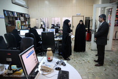 بازدید جلیل کوهپایه‌زاده، رئیس دانشکده علوم پزشکی ساوه از تحریریه خبرگزاری ایکنا