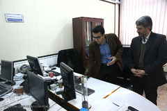 بازدید جلیل کوهپایه‌زاده، رئیس دانشکده علوم پزشکی ساوه از تحریریه خبرگزاری ایکنا